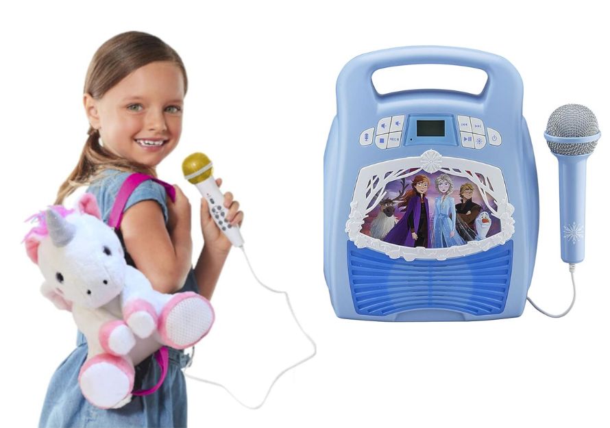 Portable Karaoke Machine Microphone for Kids